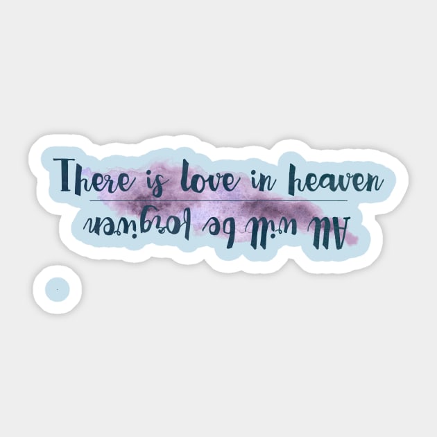 I Believe Sticker by TheatreThoughts